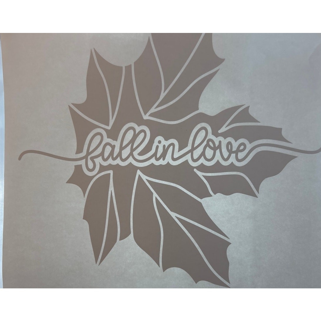 New Fall In Love Heat Transfer Fall Crafting Thanksgiving Home Decor Craft Gift