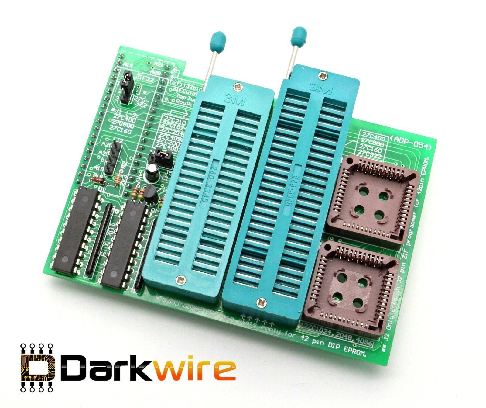 GQ-4X Adapter ADP-054 16 Bit EPROM 40/42 pin ZIF and PLCC44 - 16bit eprom GQ-4X4