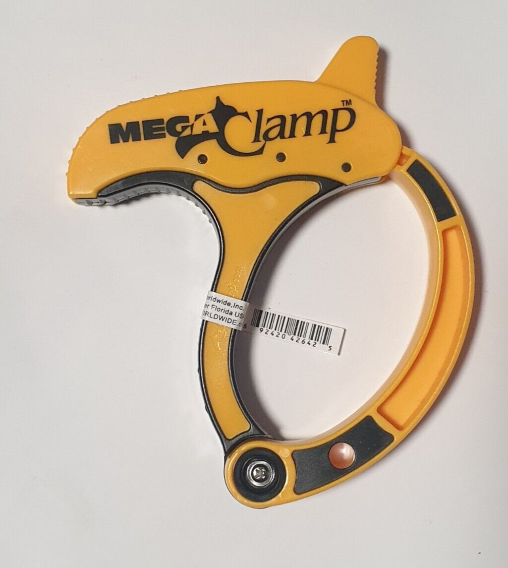 Mega Cable Wire Clamp/ Hose Organizer 2" - 4" Black Yellow NEW
