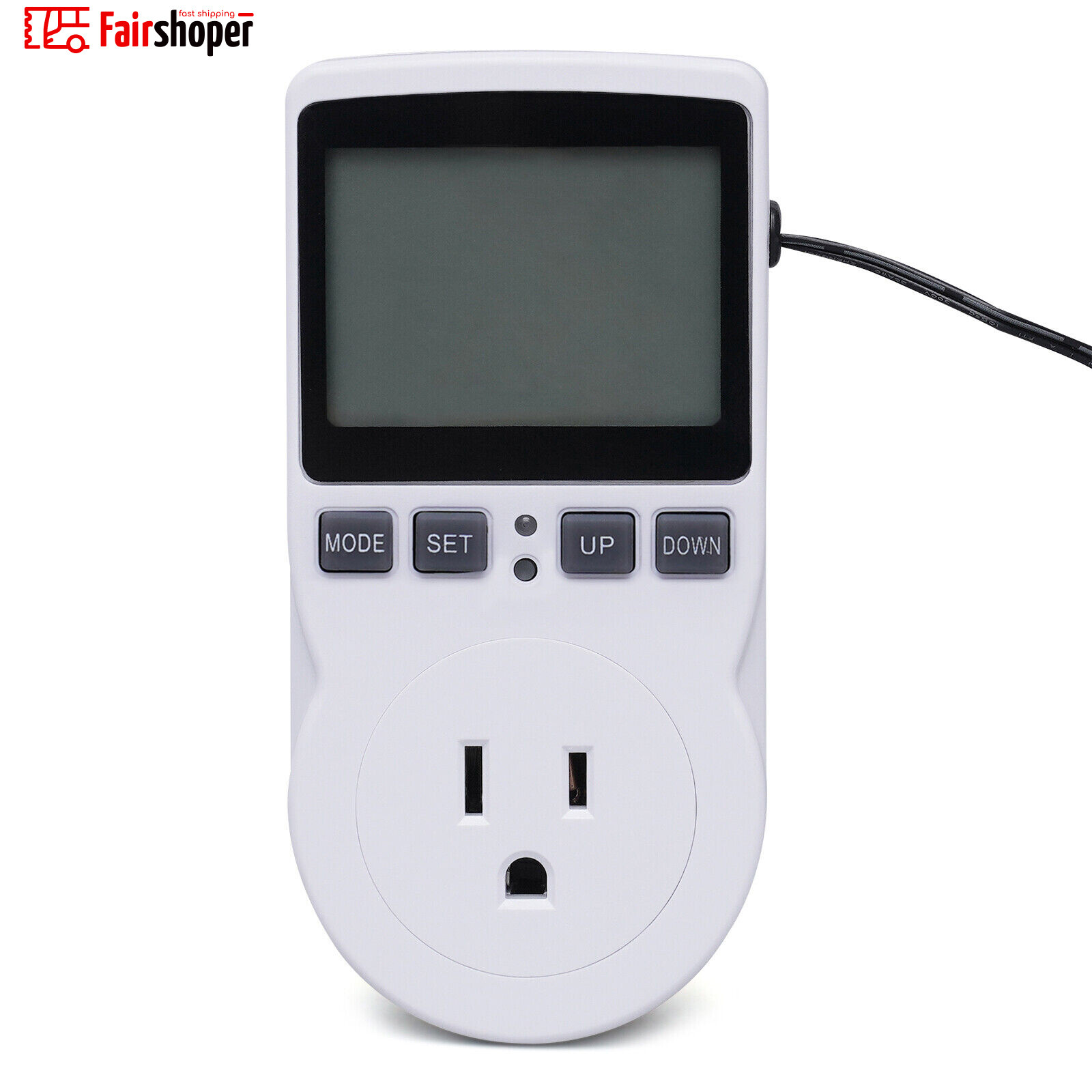 Digital Plug in Thermostat Timer Switch Socket Temperature Controller Switch USA
