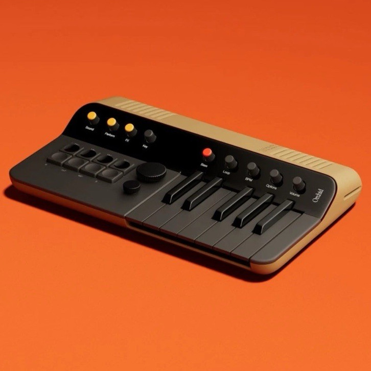 Orchid ORC-01 8-Key MIDI Keyboard Controller w/ Pads, USB-C, 1 Pedal Input