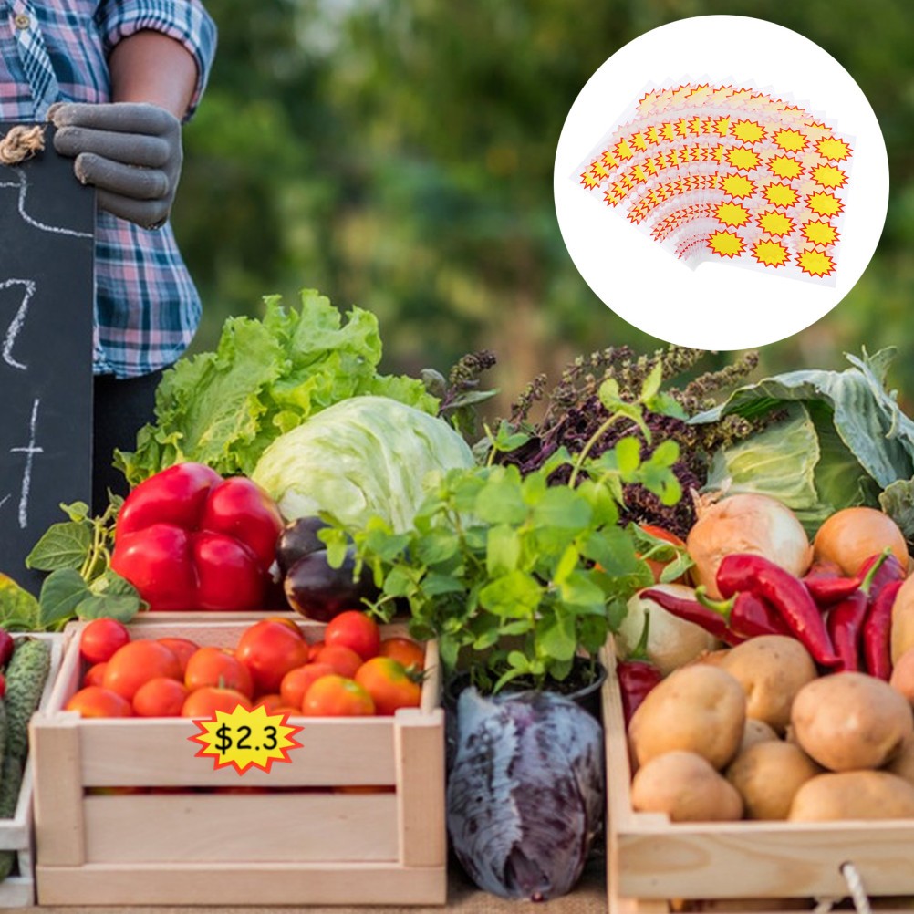 180 Pcs Pricing Tags Price Signs for Retail Store Advertising Labels