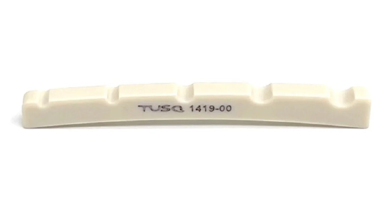 Nut Tusq BQ F Bass 5 String Bass 47.7mm 1 7/8  1/8 narrow slot BQ-1419-00 curved