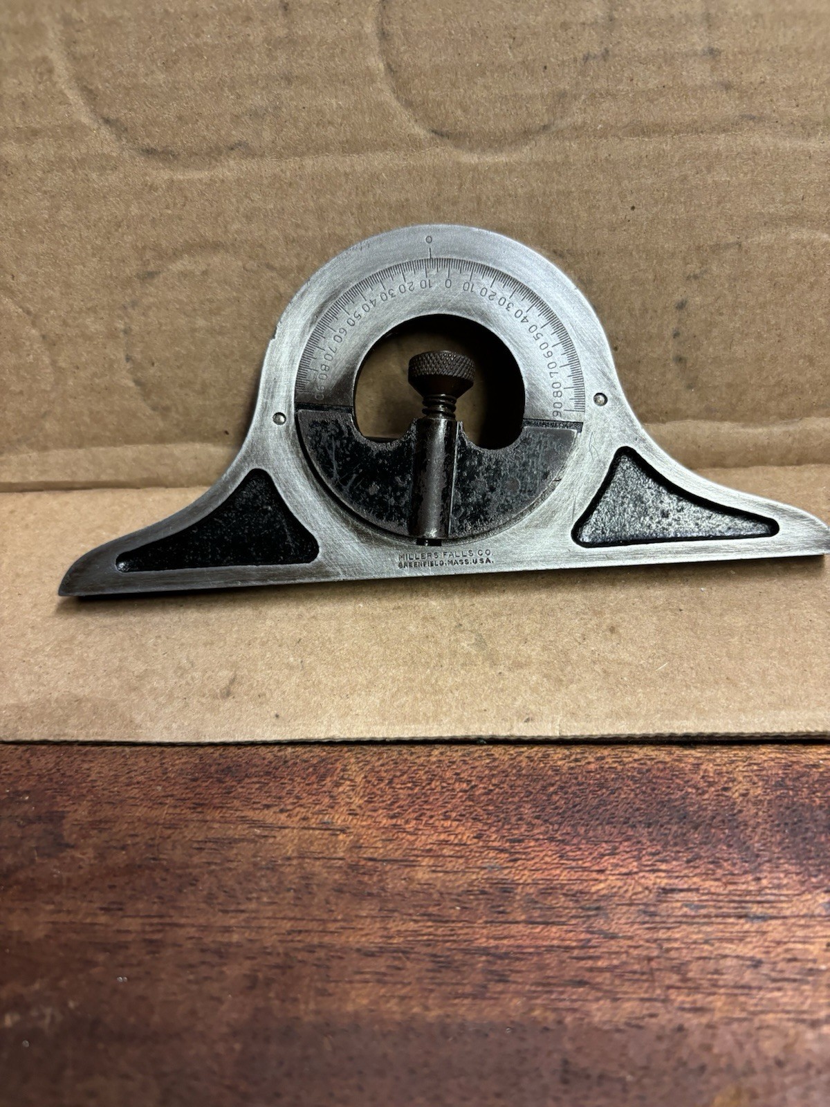 Millers Falls Co. Combination Protractor Semi-Circular Head 0-180° Range