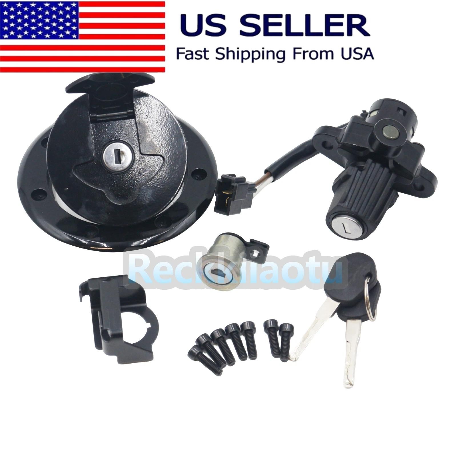 94311066044 Ignition Switch Gas Cap Seat Lock Set For 125 / 200 / 250 / 390 Duke