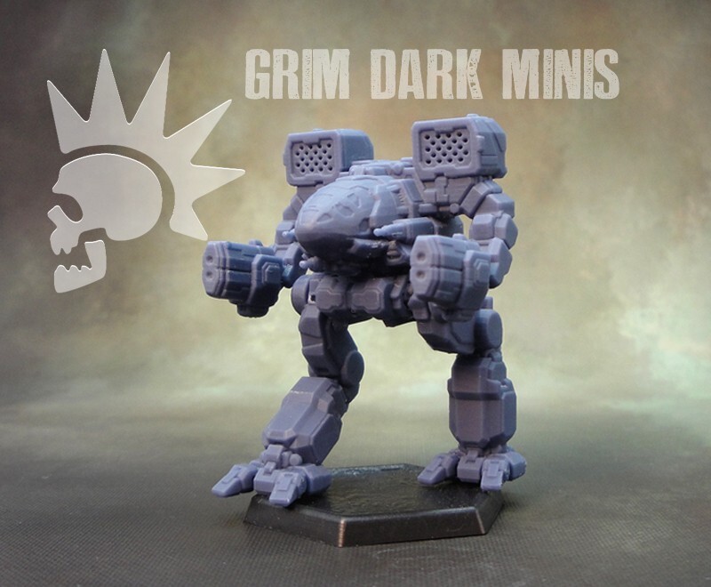 BTech Scale - proxy mech -  Timberwolf Prime