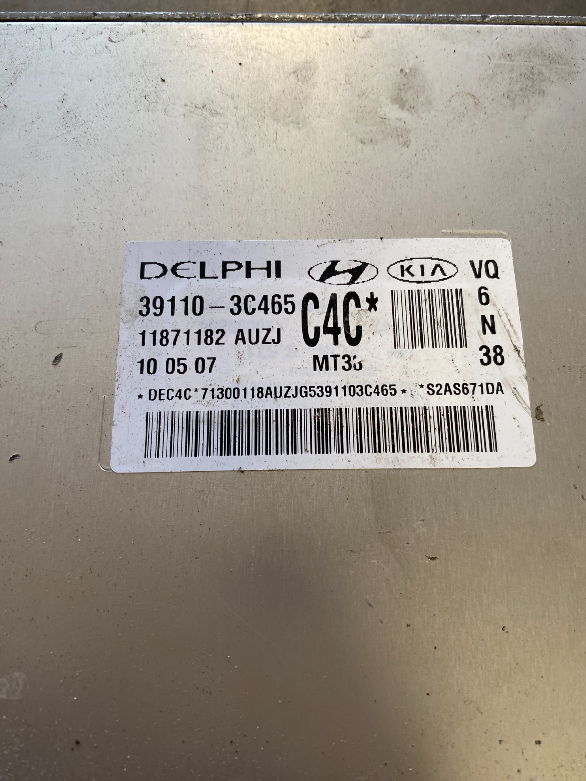2006-2009 Hyundai Sedona Engine Computer 39110-3C465 PCM ECM ECU OEM
