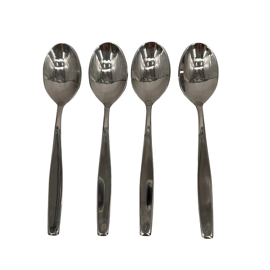 International Silver American Charm Soup Spoons Set of 4 Flatware Silverware NEW