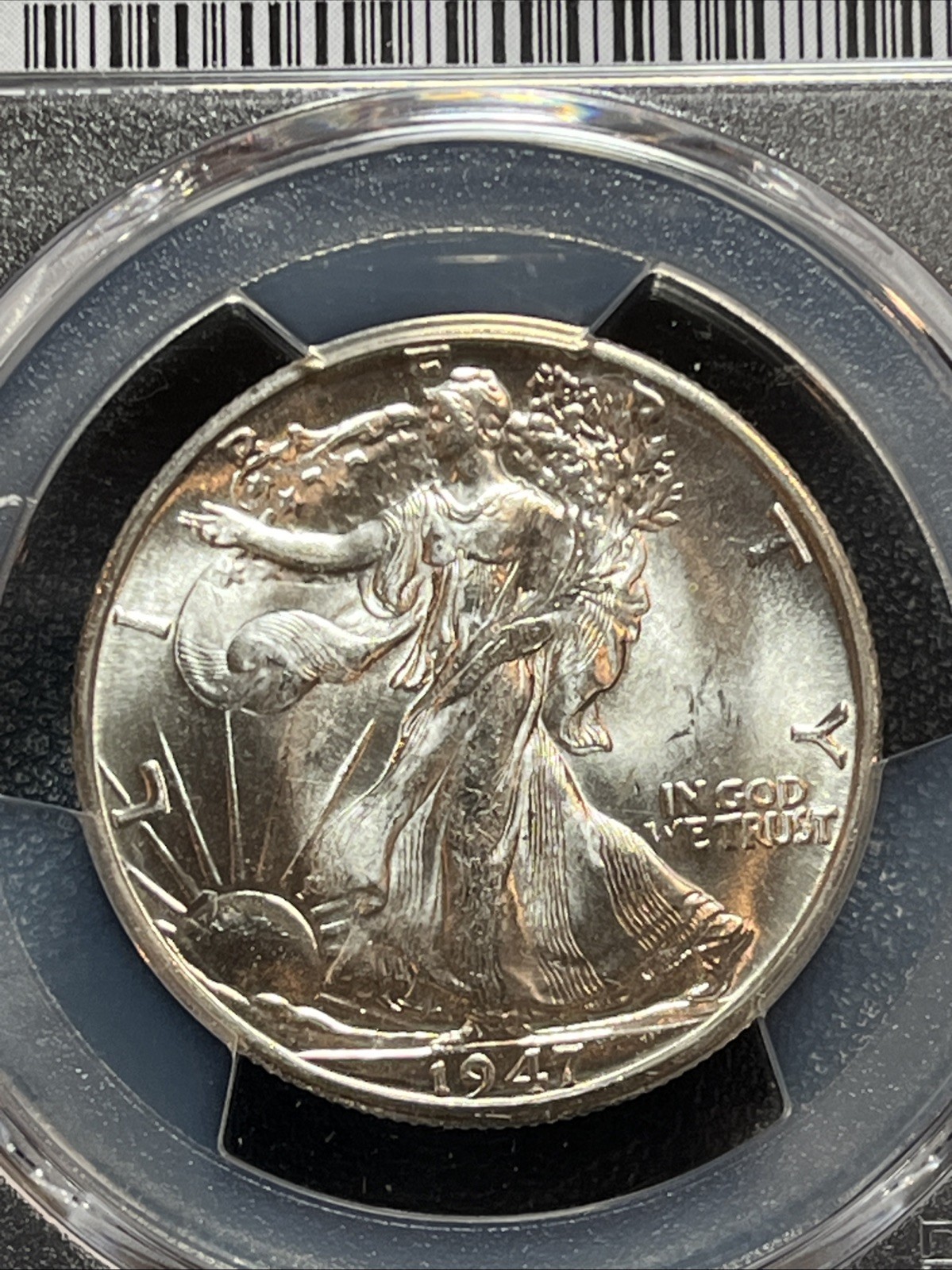 1947-D Walking Liberty Half Dollar, PCGS, MS64