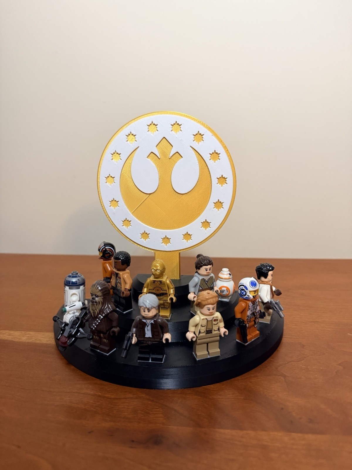 Star Wars Compatible New Republic Minifigure Display Stand 3d Printed
