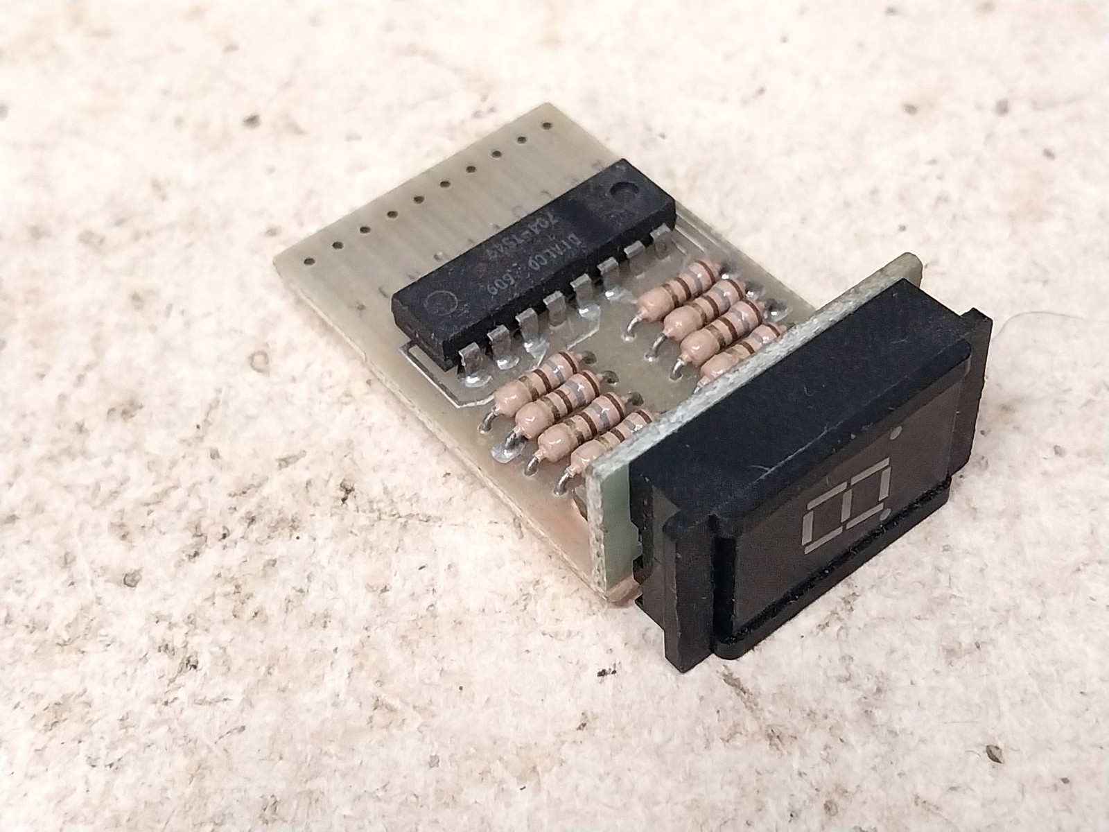 Nice New Unused Dialco 7 Segment Numeric LED Module / Old Vintage Computer