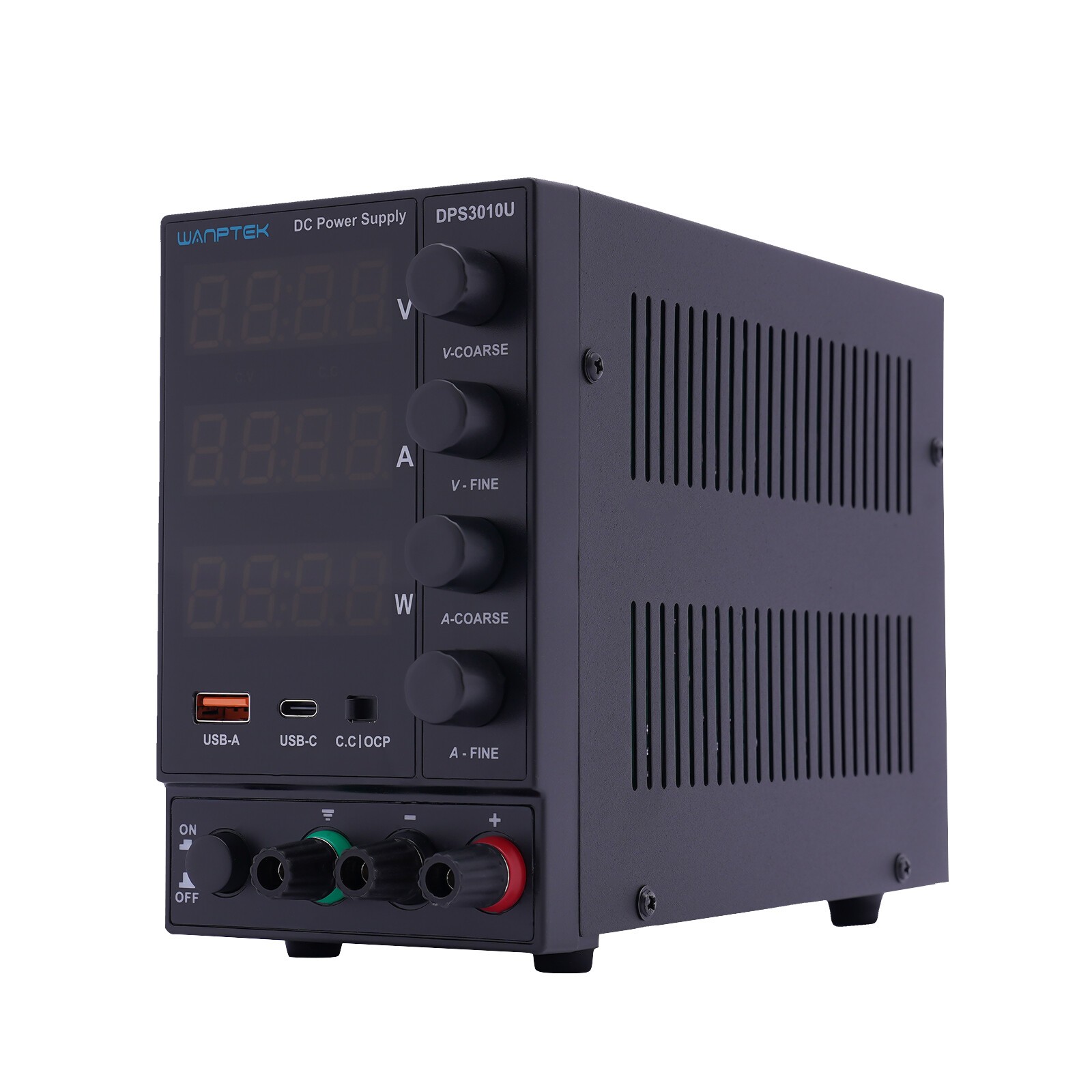 DC 0-30V 0-10A Power Supply Lab Variable Adjustable Regulated Bench Switching