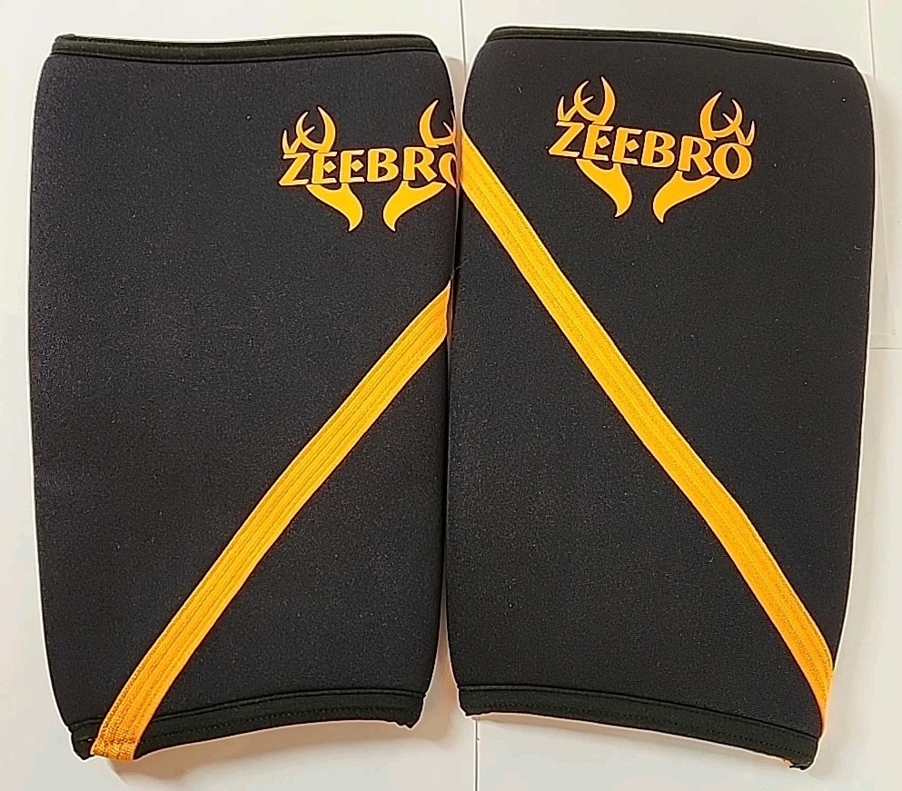 NEW Zeebro Glades 7.0 Knee Sleeves 7mm Pair Fitness Powerlift Training Size Med