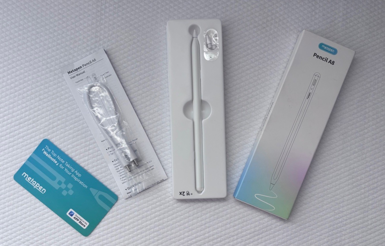 Metapen Pencil A8 Stylus for iPad - High Precision - Palm Rejection - New