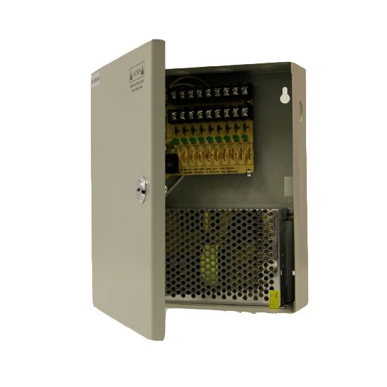9 Port 12V 7.5A POWER SUPPLY BOX for CCTV CAMERAS