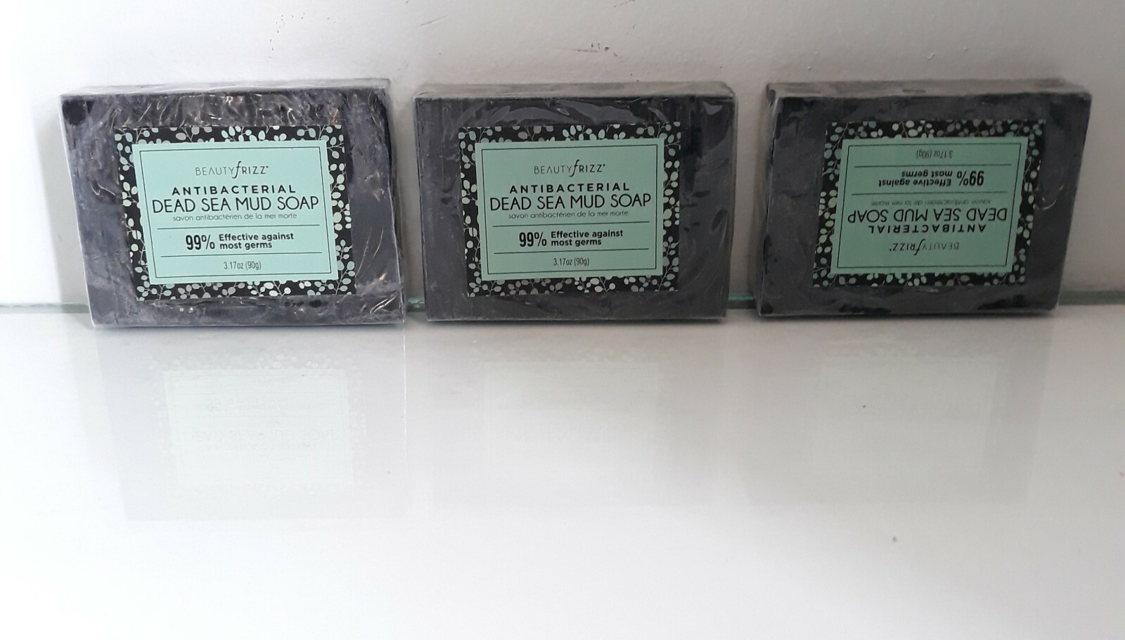 3 Pack Antibacterial Dead Sea Mud Soap Bars – Brand New