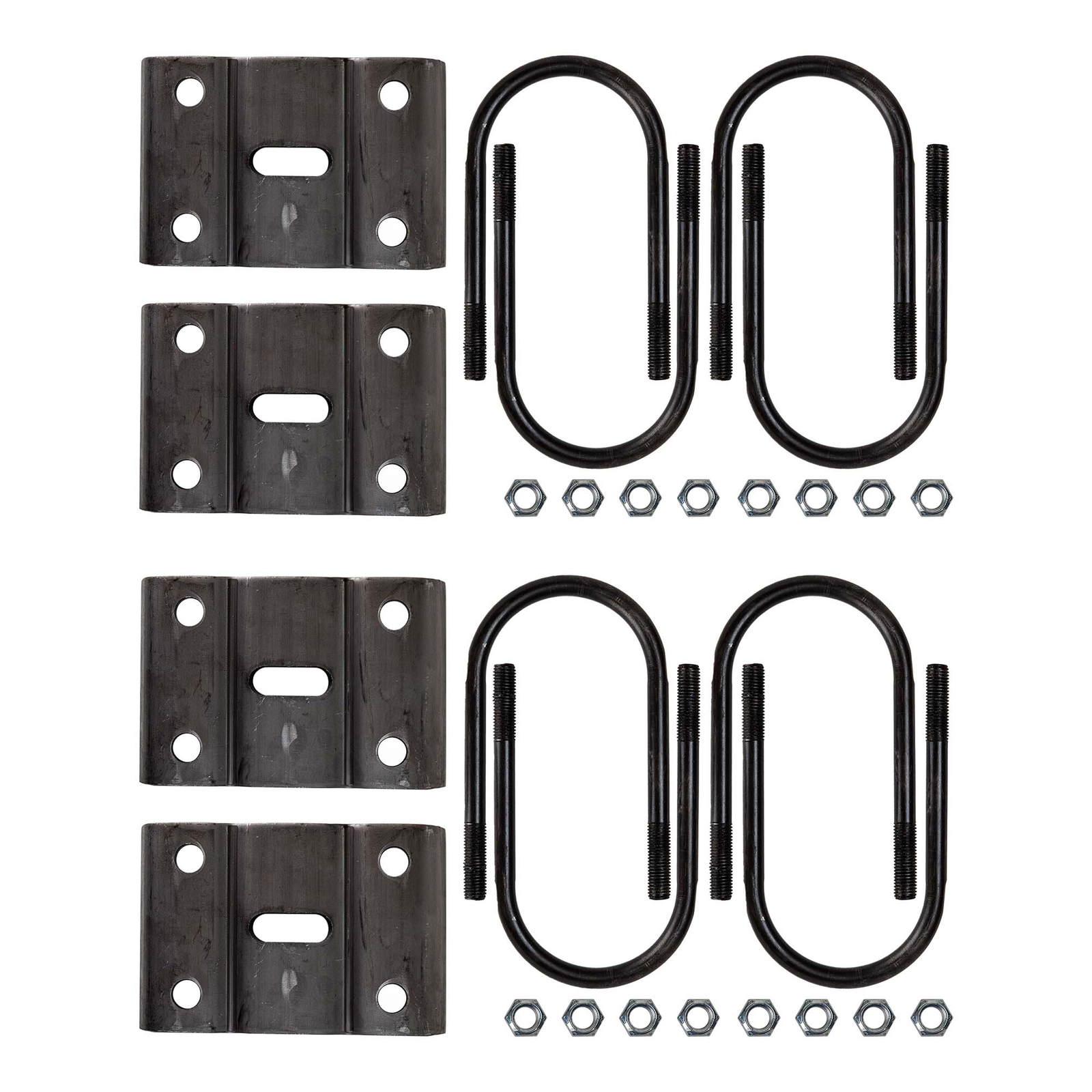 Pair 3/4" Trailer Axle U-Bolt Kit for 5" Round Tube 12000 15000 16000 lb