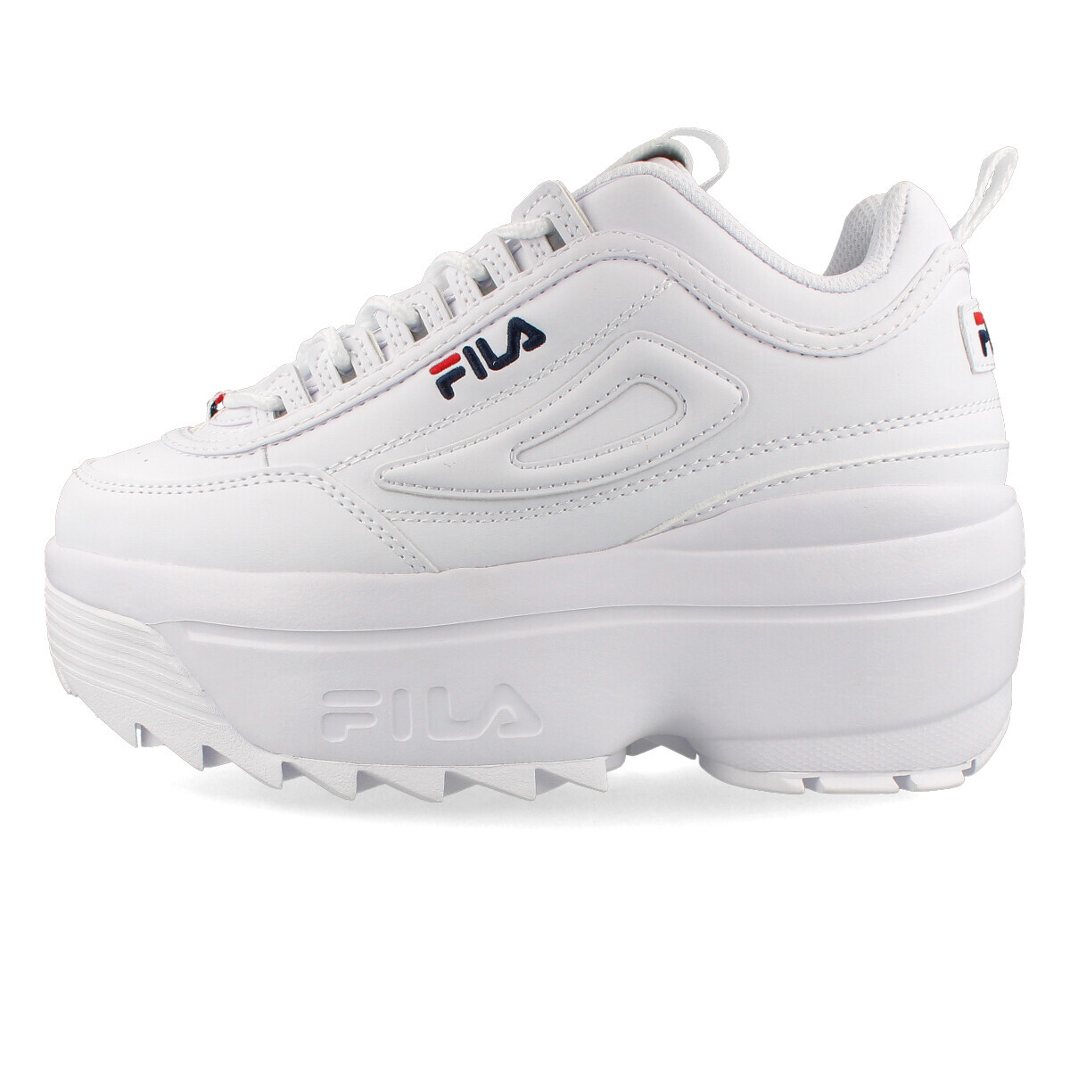 FILA DISRUPTOR 2 WEDGE Sneaker WHITE WFW22044001 Unisex Platform Sneakers New
