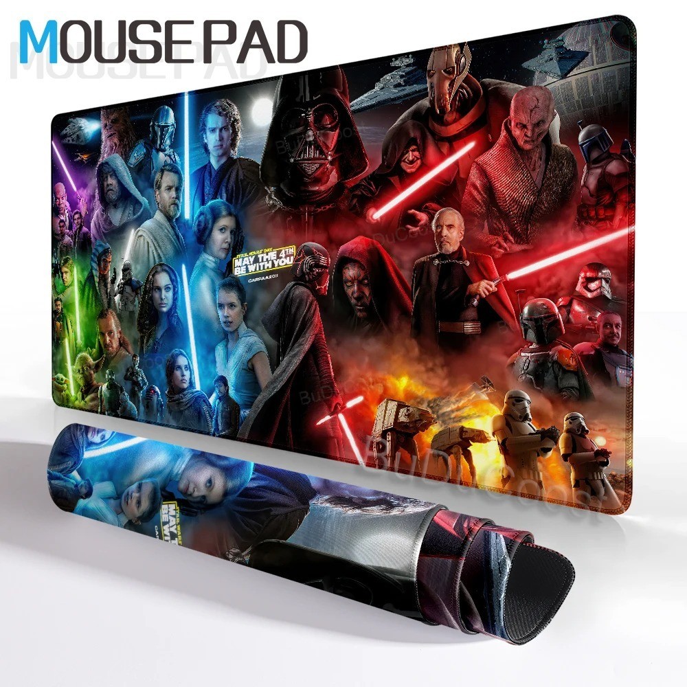 Star Wars Computer Keyboard Desk Mat Large Mouse Mat Locked Edge 60cm x 30cm