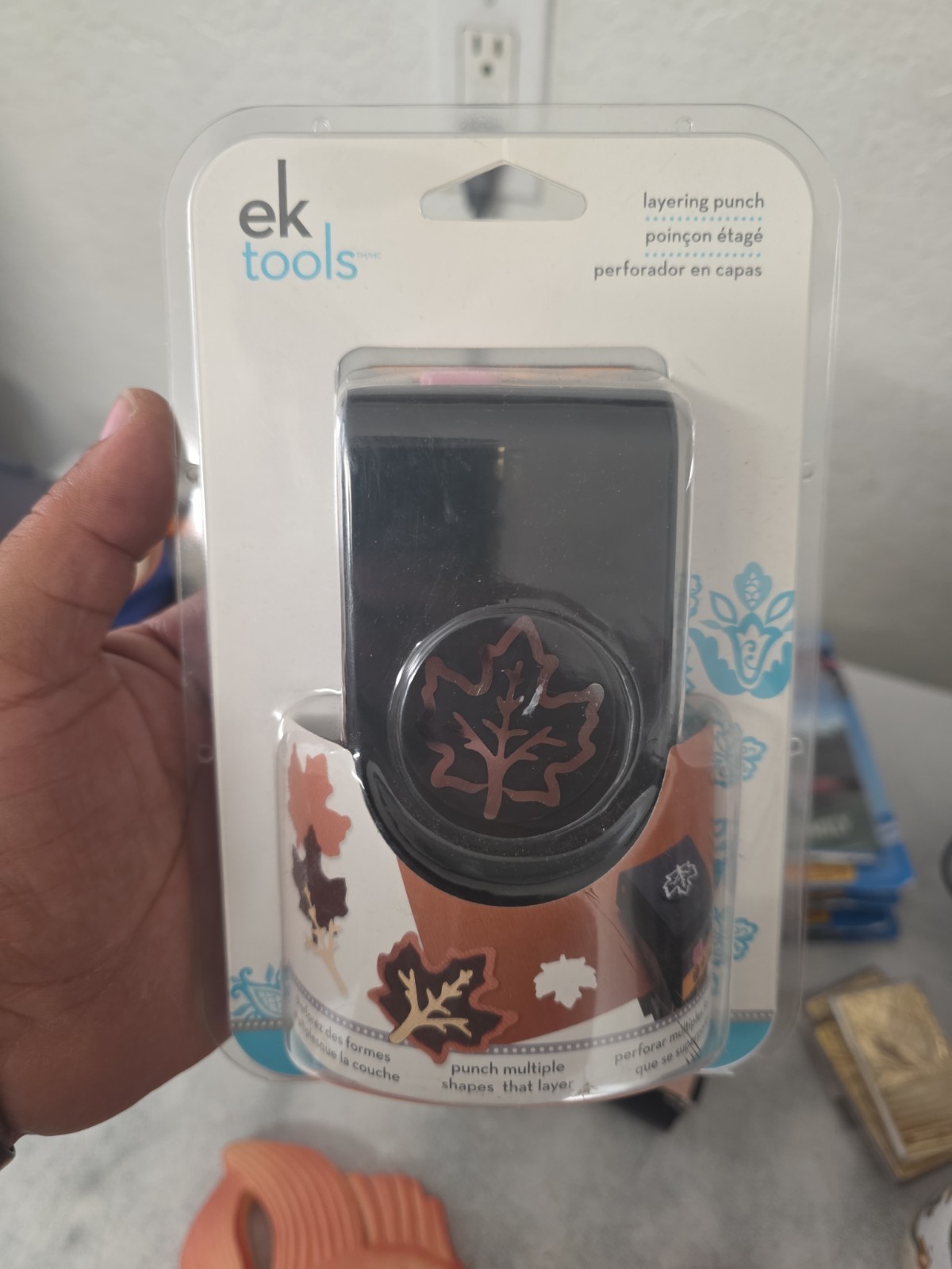 NEW EK Tools Autumn Fall Leaf Layering Punch 54-90003