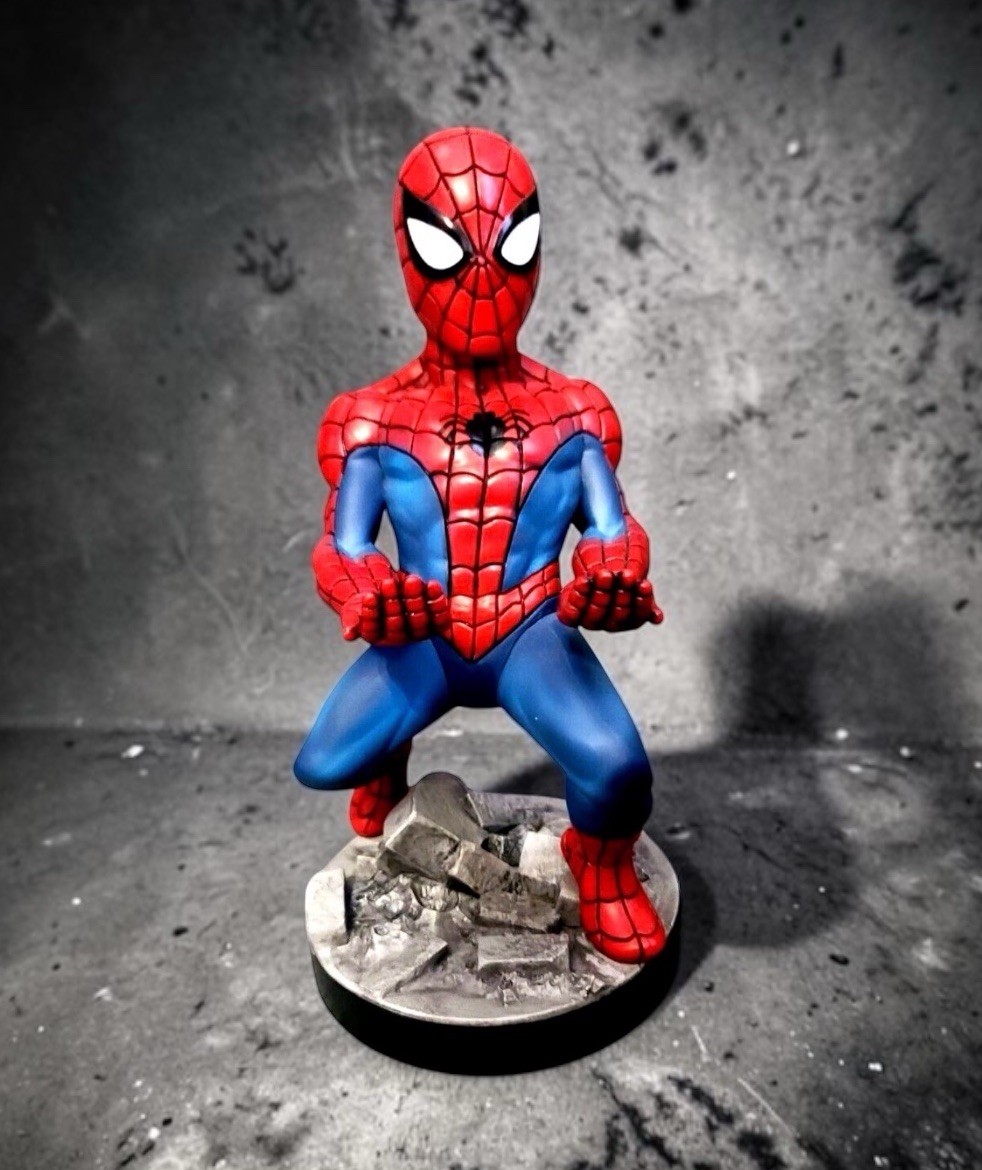 Marvel Spider-Man Controller Holder Phone Stand Cable Guys Gaming Figure NIB