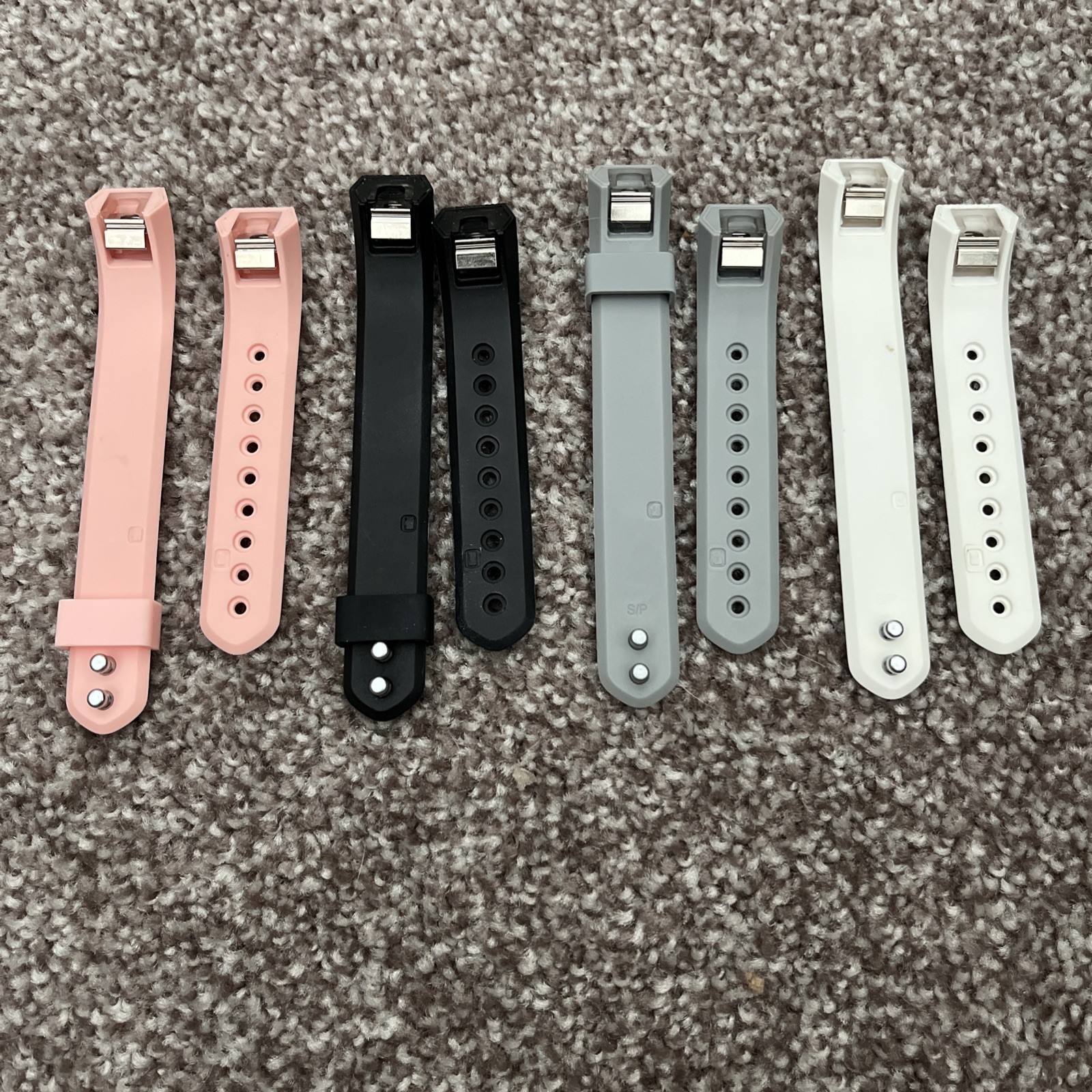 Fitbit Rubber Band Straps (4 Count)