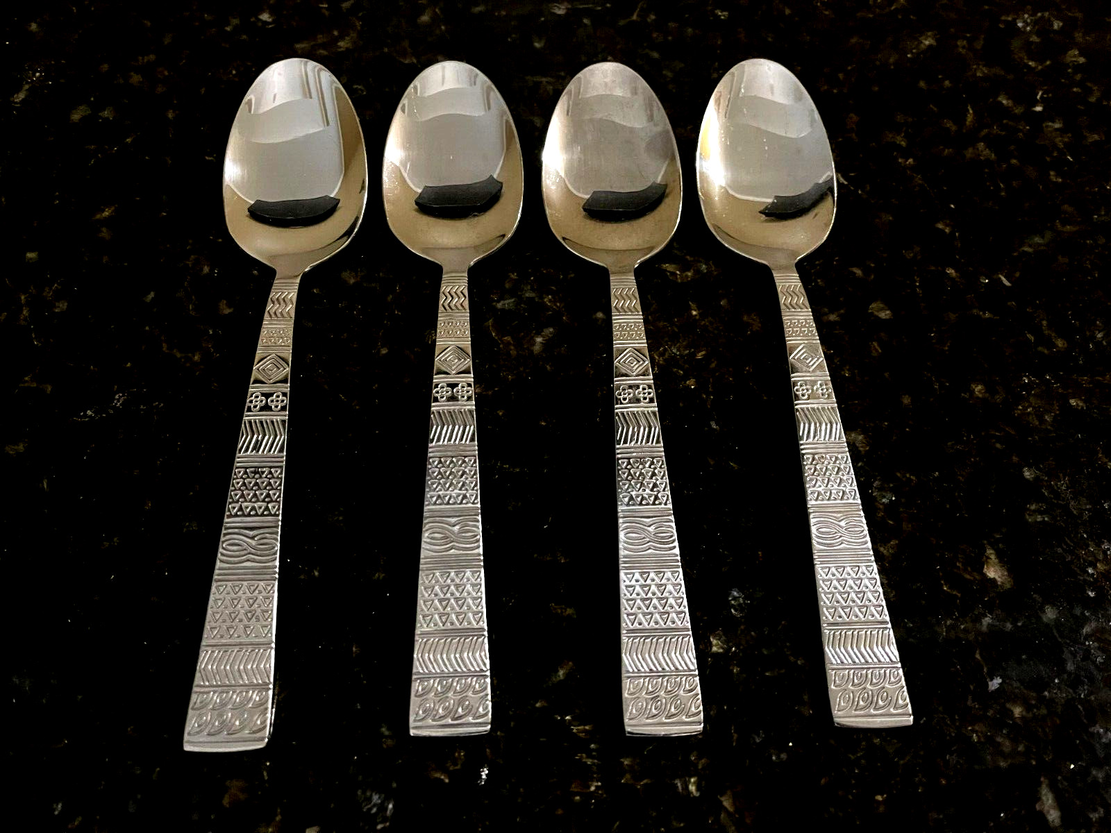 Cambridge Stainless CORDOBA Flatware Set Of 4 Teaspoons 6"
