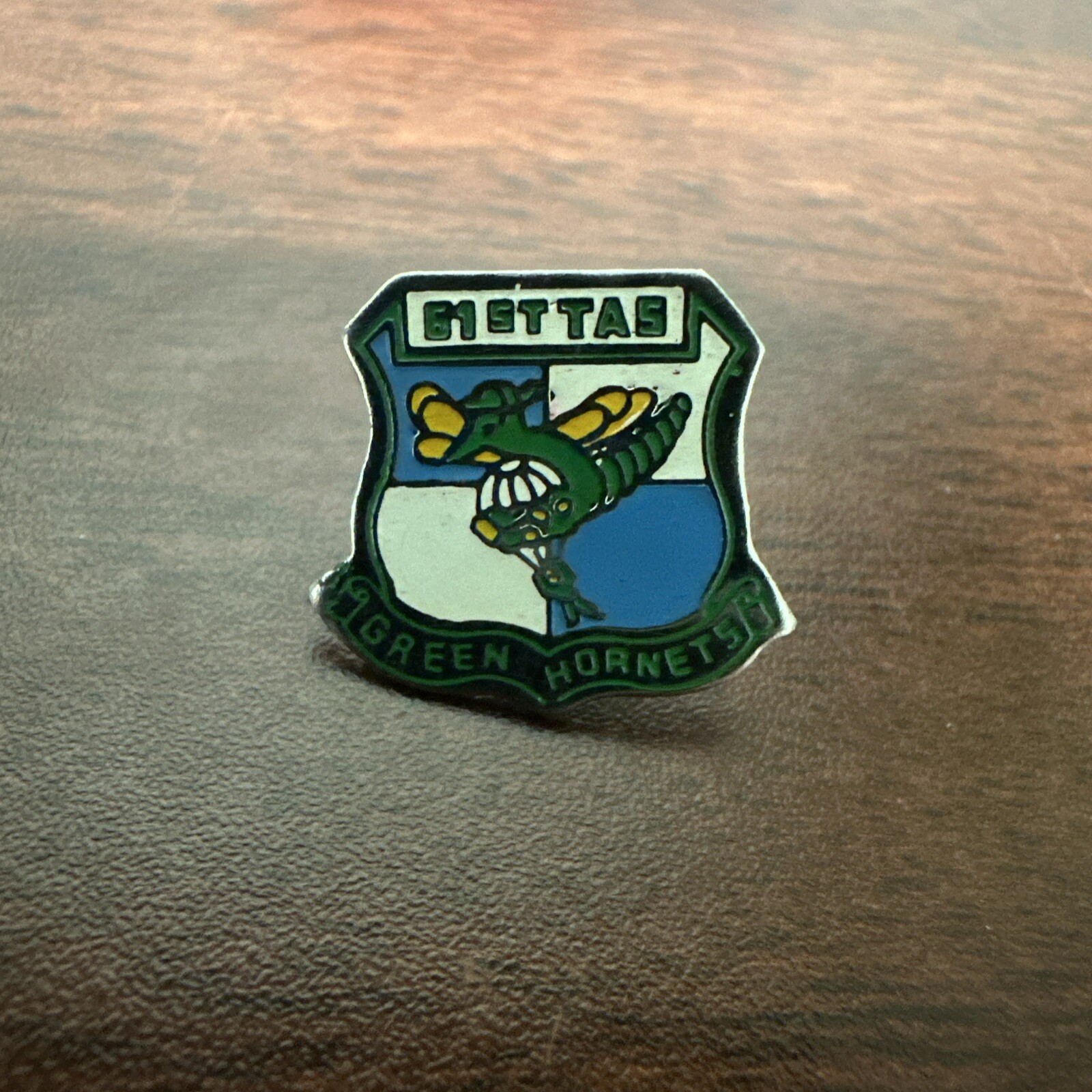 61st TAS Green Hornets Lapel Pin