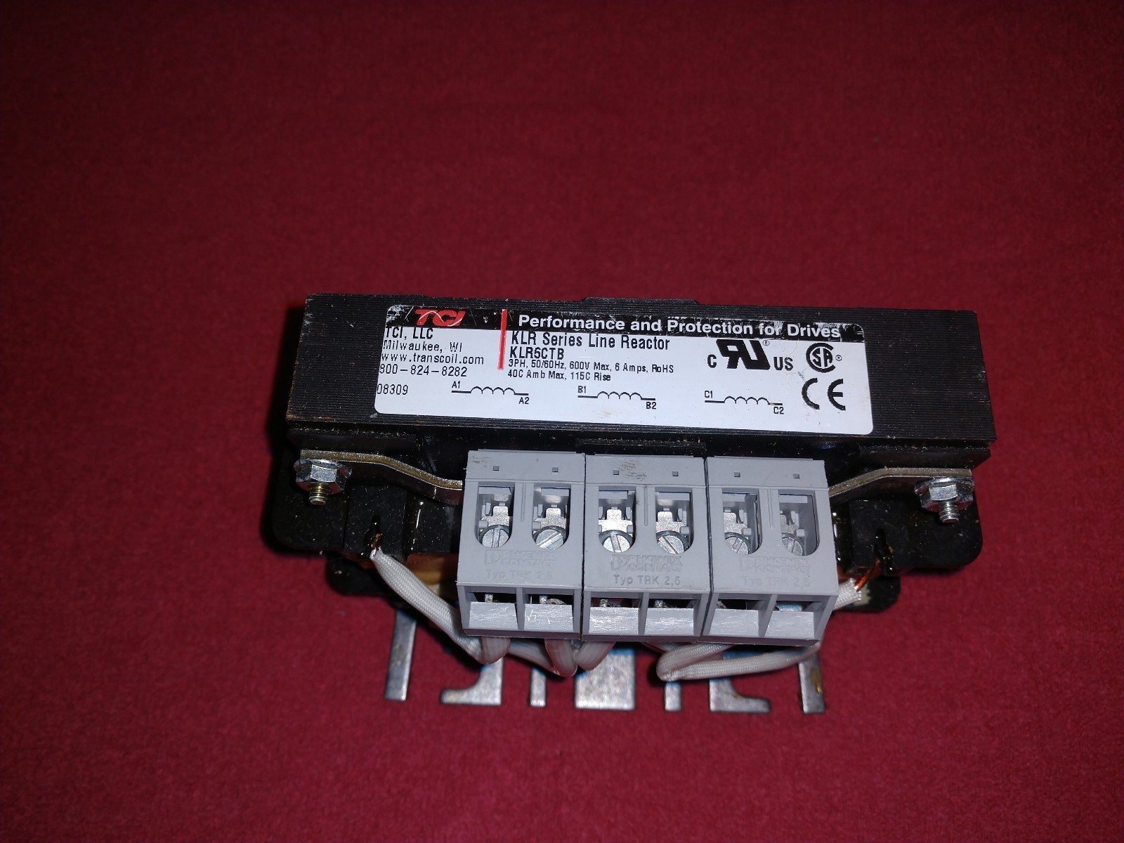 TCI KLR6CTB Series Line Reactor