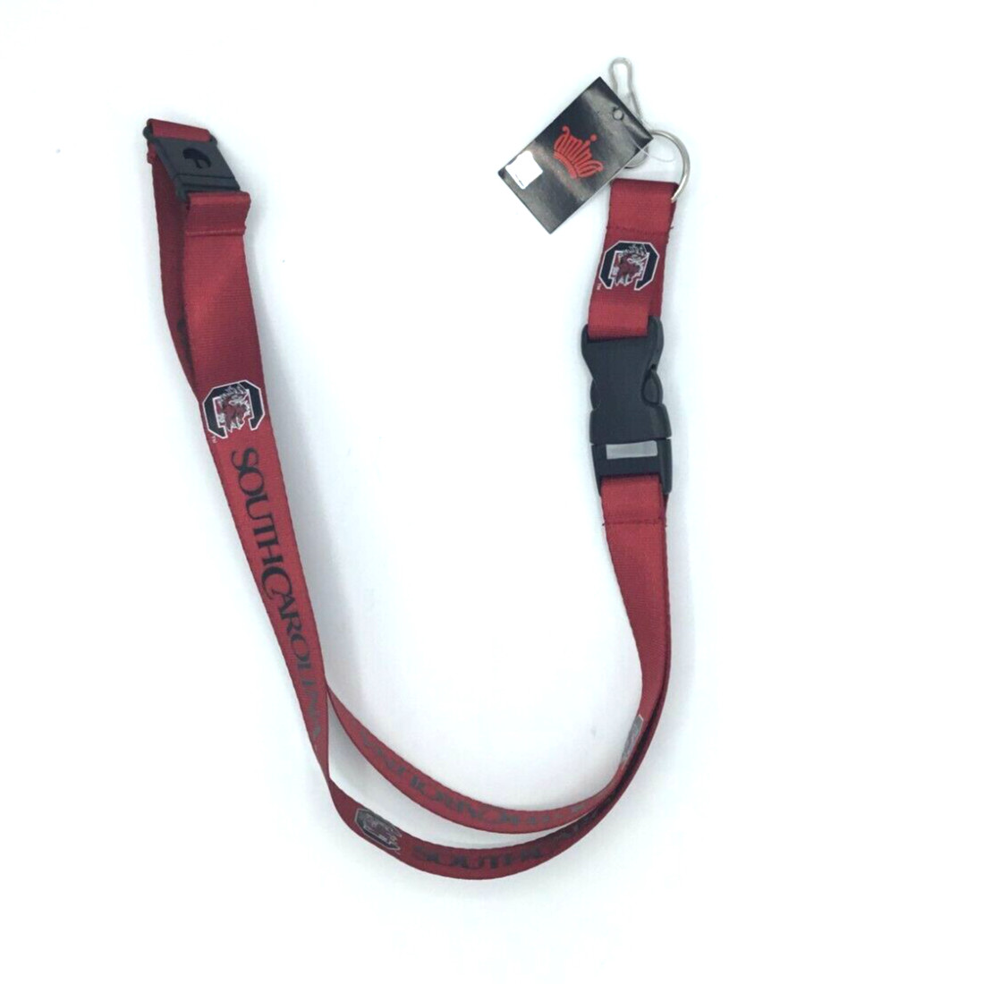 SOUTH CAROLINA GAMECOCKS NCAA 22" BREAKAWAY LANYARD W/ QUICK RELEASE FREE SHIP!!
