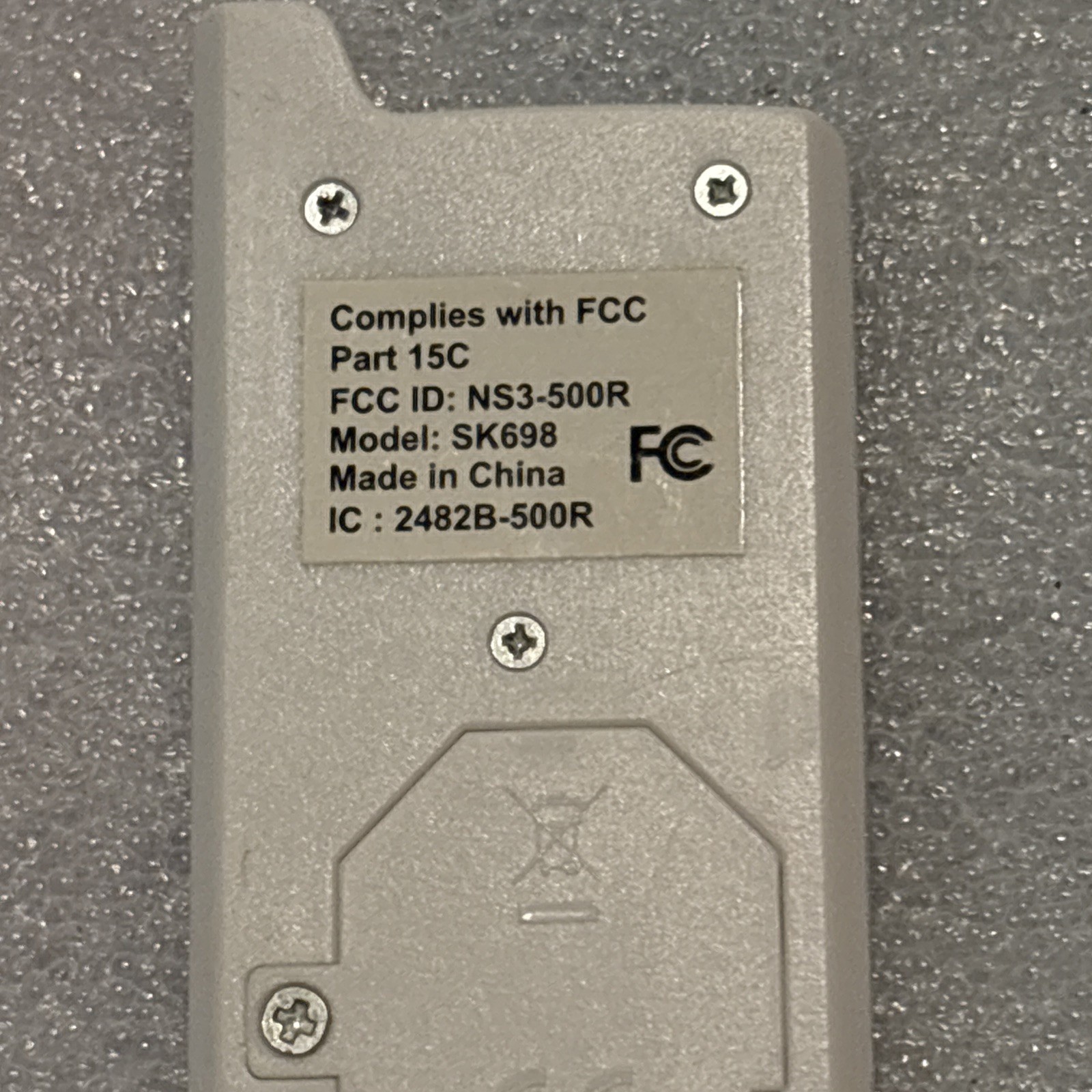 Ideal Security SK698 RF Remote Control: SK698 for Alarm System