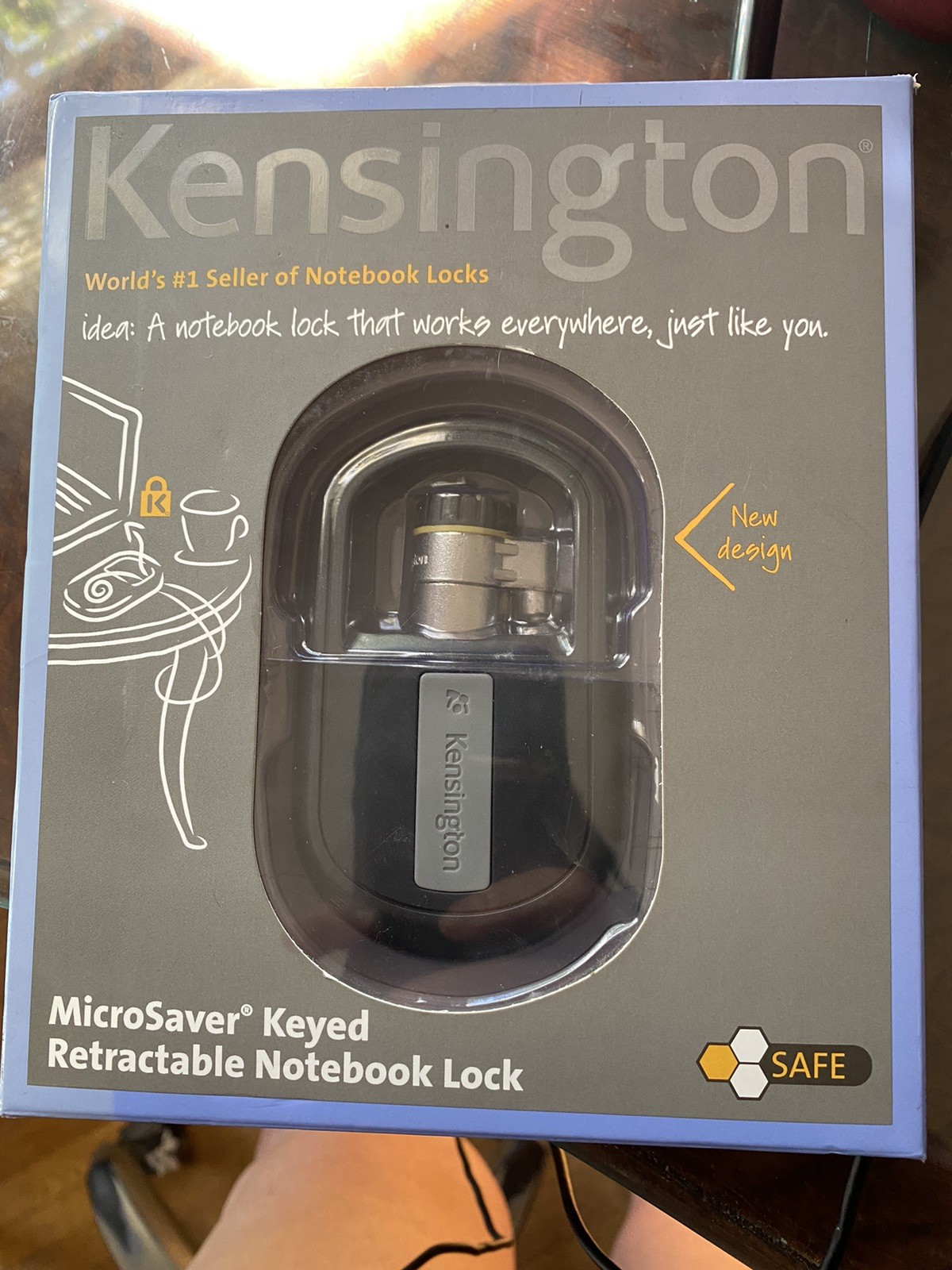 Kensington Micro Saver Keyed Retractable Notebook Lock New Sealed