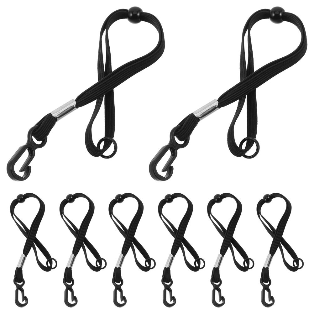 8 Pcs Glove Handcuffs Wrist Straps for Gloves Mountaineering Leash