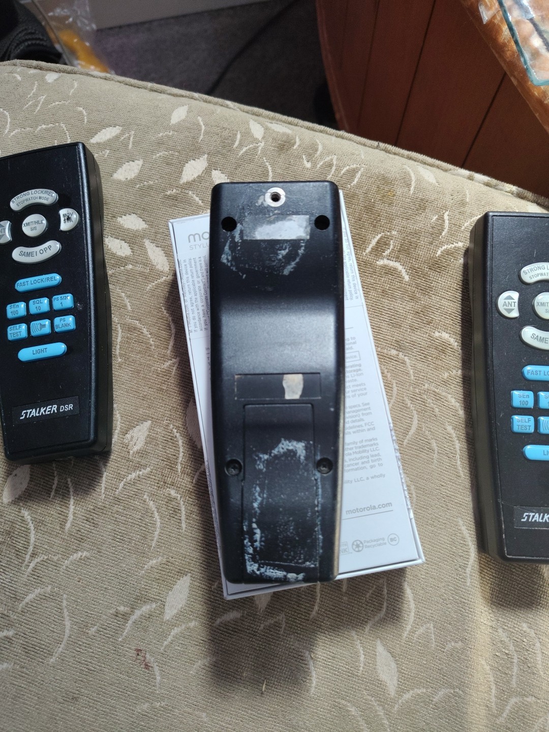 Stalker dual ergonomic remote Stalker DSR