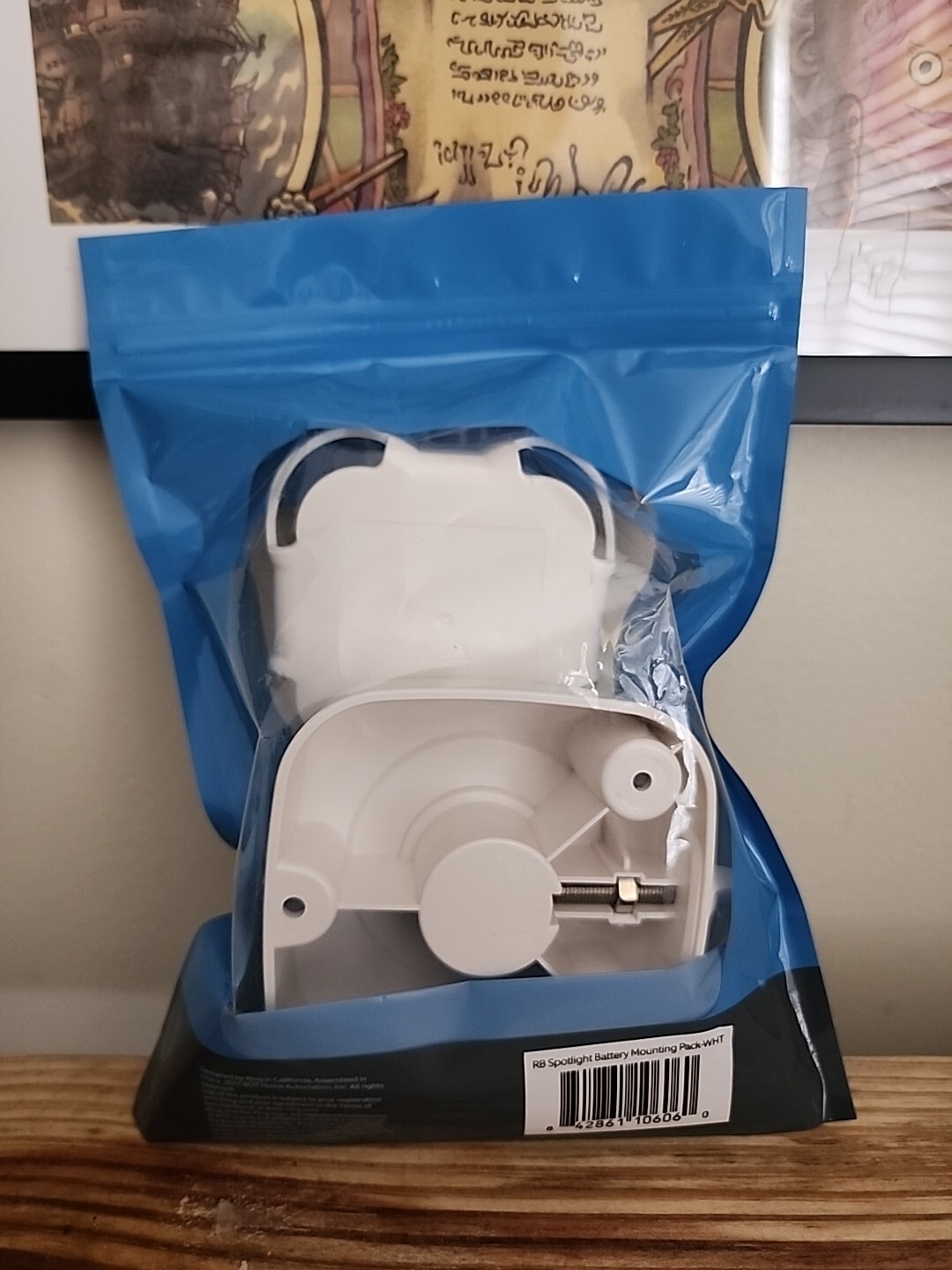 Ring Spotlight Battery Mounting Pack White