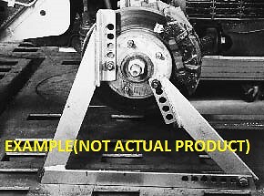 SET#43 FRAME MACHINE 2 UNIVERSAL WHEEL STANDS ADJUSTABLE CHIEF STYLE 674507
