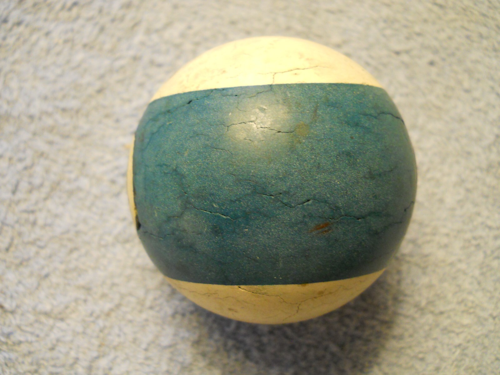 Vintage Clay Billiard Ball- #14