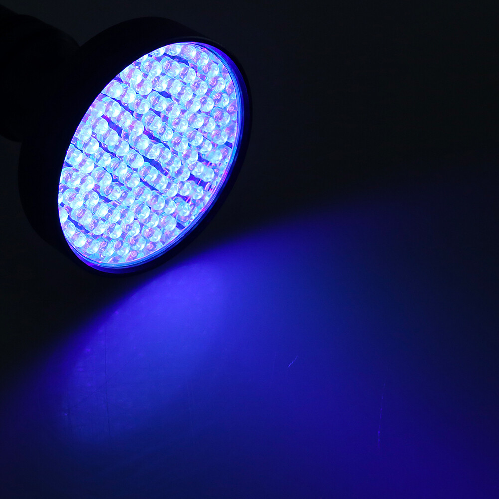 100 LED UV Flashlight Ultraviolet Blacklight Detector Handheld Torch Light 395nm