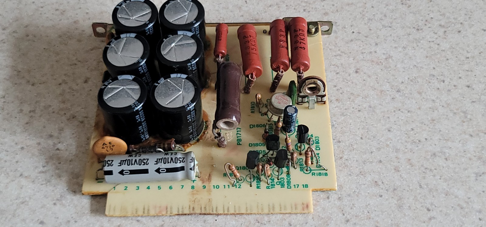 YAESU RECTIFIER  UNIT  BOARD  FOR YAESU FT 901 HF TRANSCEIVER