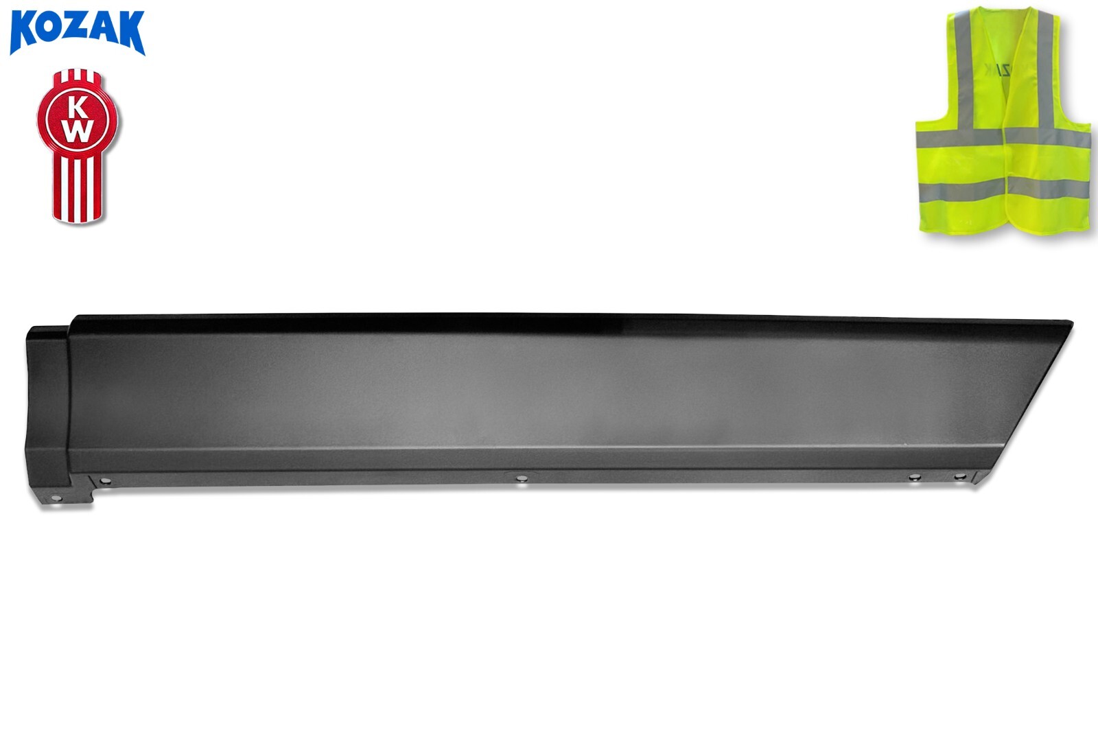 Kenworth T680 Next Gen 2022+ Under Step Door Fairing Panel, Right Passenger Side