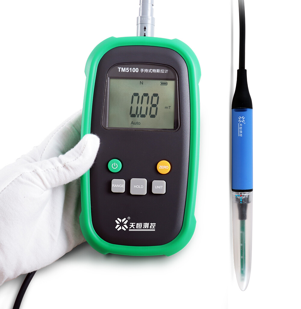 Portable Gaussmeter Tesla Meter Surface Magnetic Field Tester With 5% Accuracy