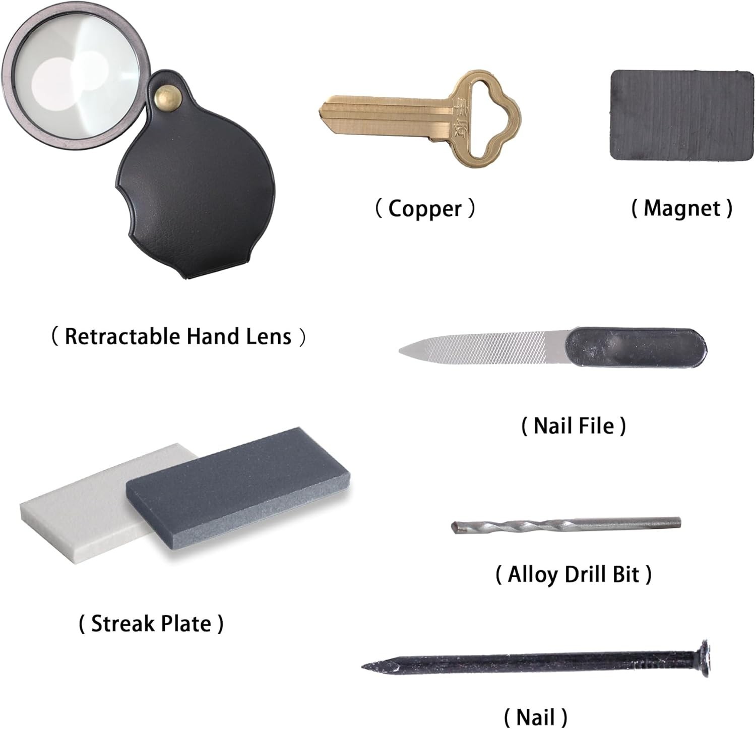 Comprehensive Mineral Identification Kit: 7 Tools for Hands-On Geology Learning