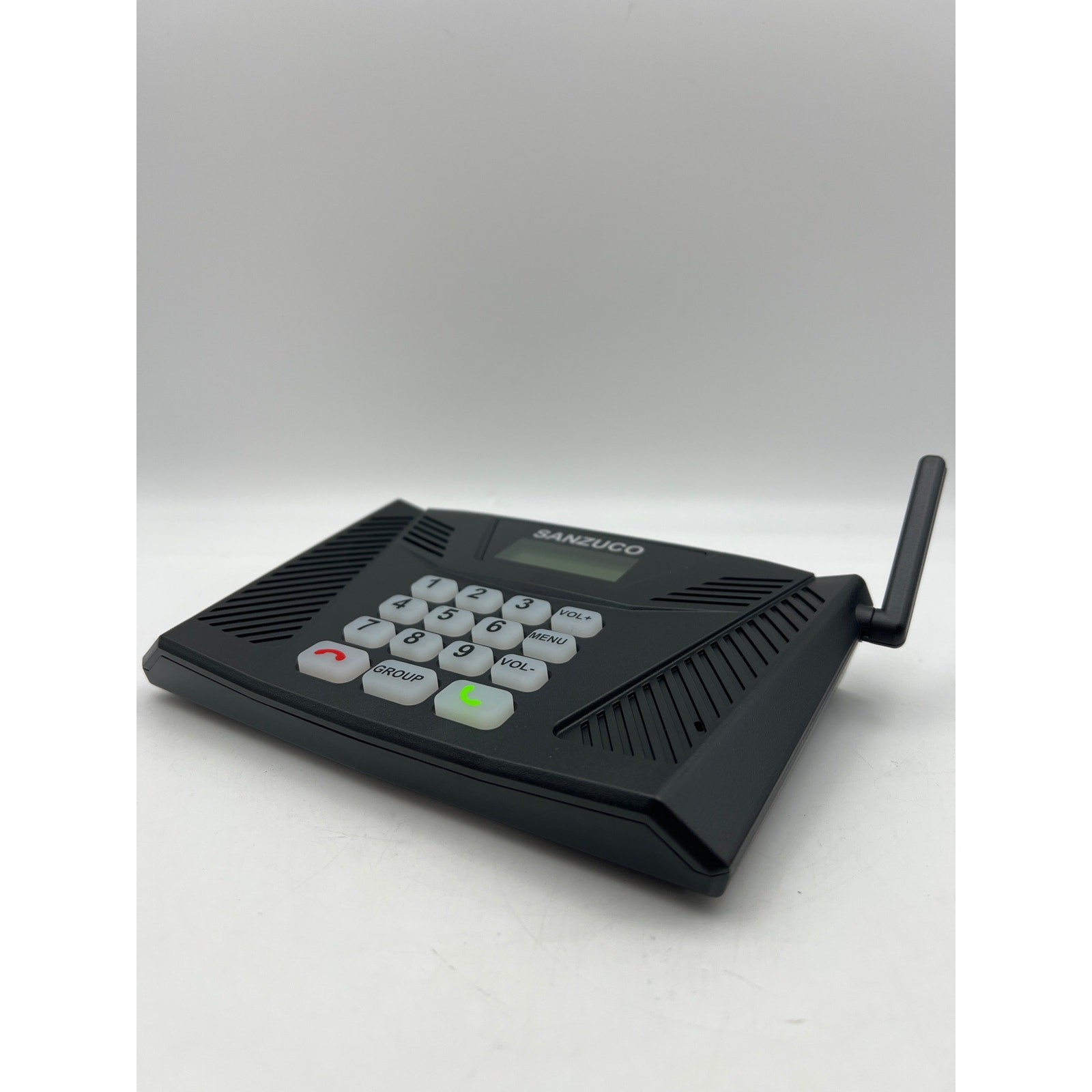 SANZUCO Wireless Intercom System - 5300ft Range, 9 Channels (6-Pack, Black)