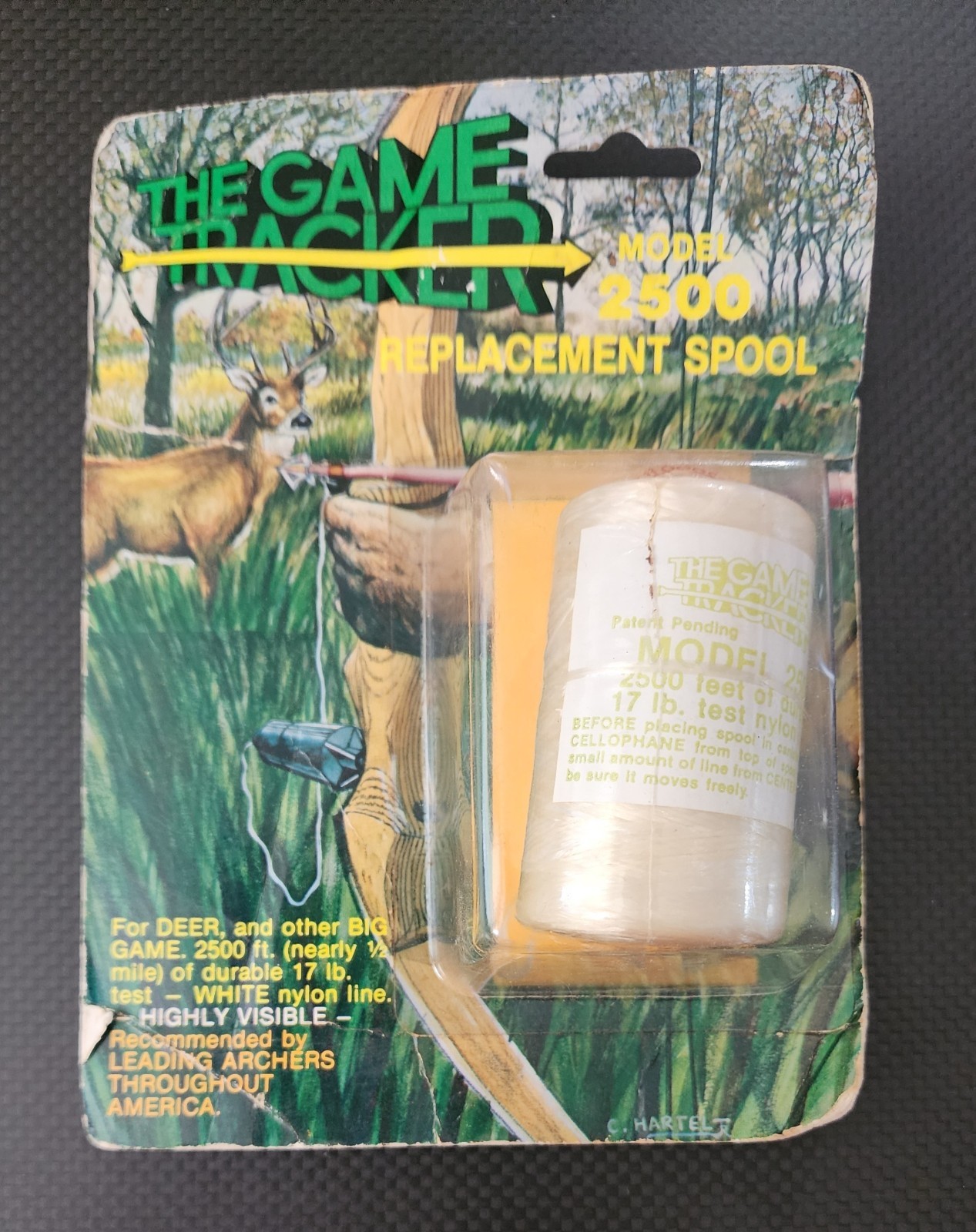NOS The Game Tracker 2500 String Game Tracking Unit Bracket Replacement Spool