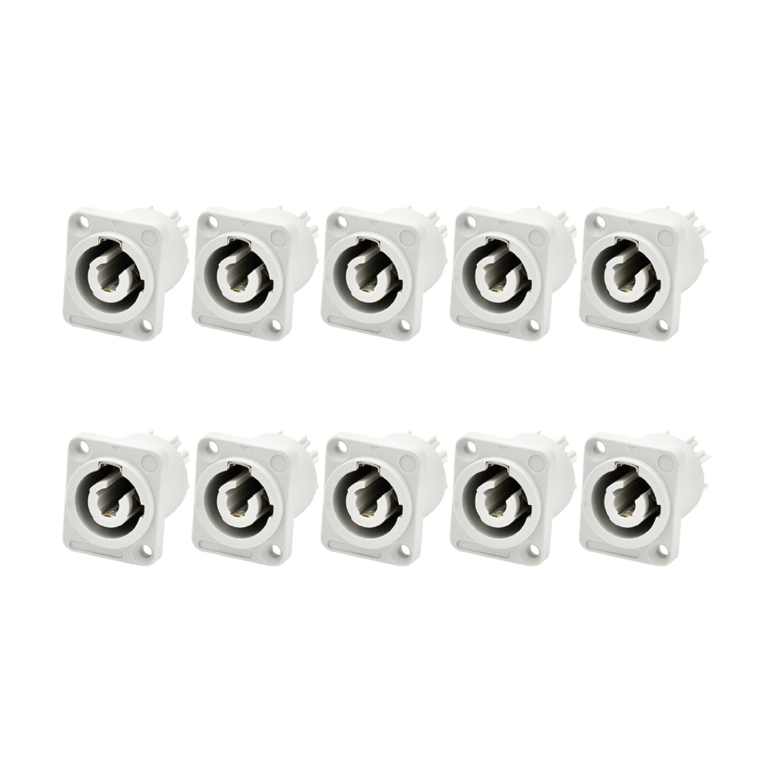 10 pcs NAC3MPB-1 PowerCon Receptacle Power Out  20A 250V Replacement for Neutrik