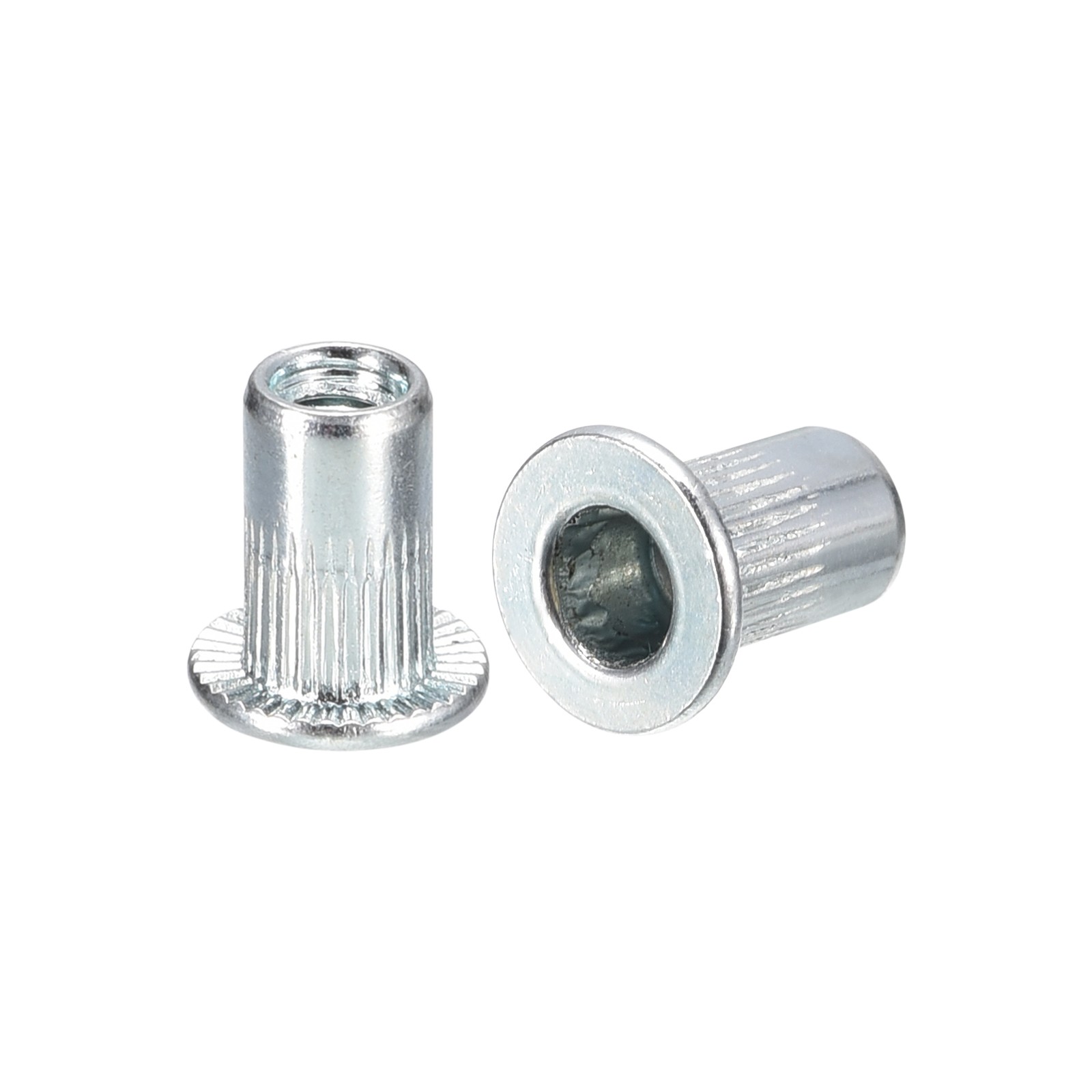 M3 Rivet Nuts, 150pcs Zinc Plated Carbon Steel Knurled Threaded Insert Nuts