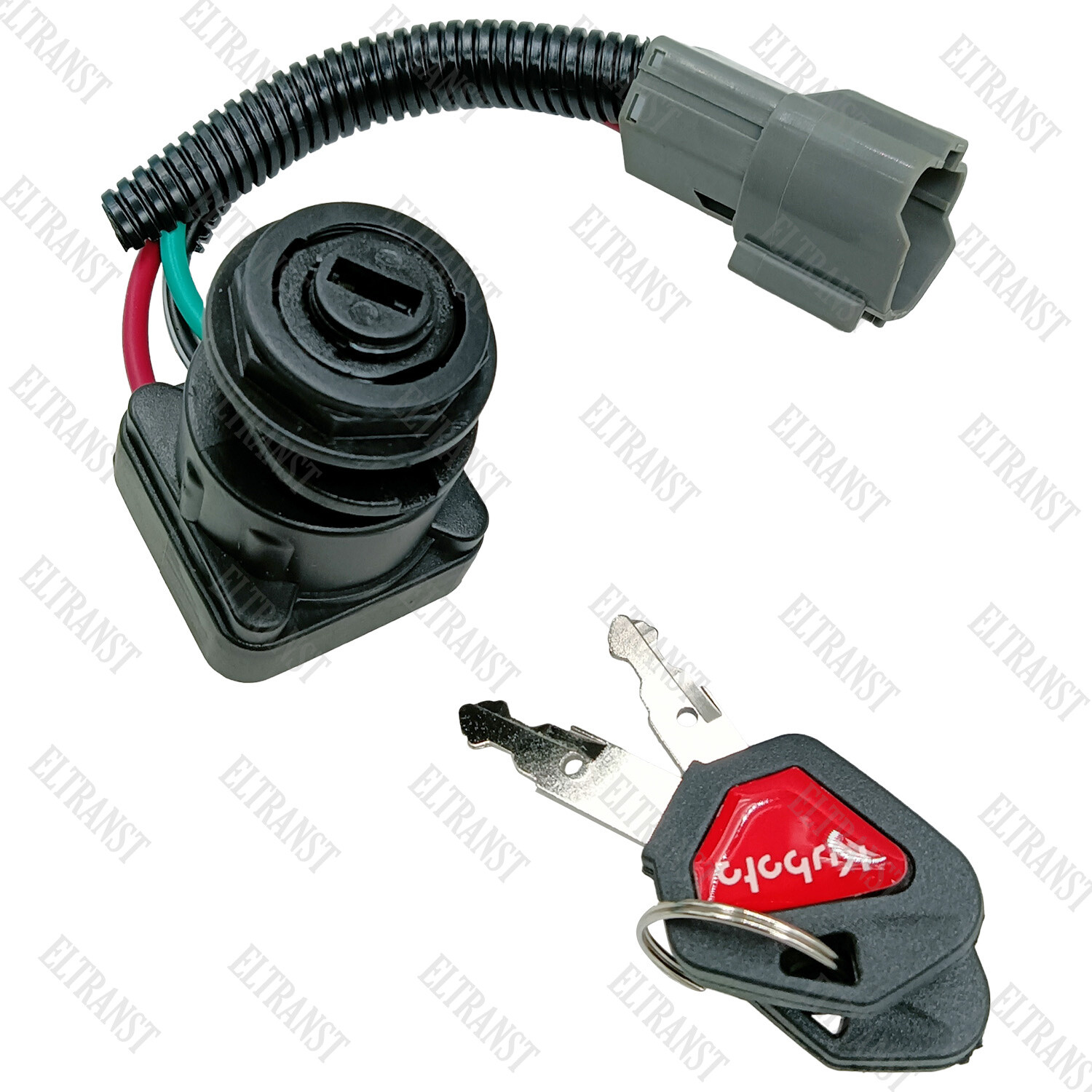 Starter Switch w/Keys 32771-31822 for Kubota L39 L45 L47 L48 M59 M62 Backhoe