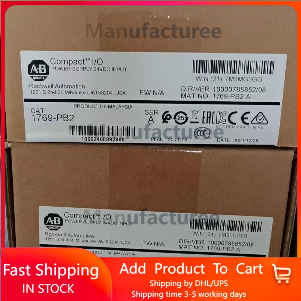 New Sealed  AB 1769-PB2 CompactLogix DC 2A/0.8A Power Supply US Free Tax
