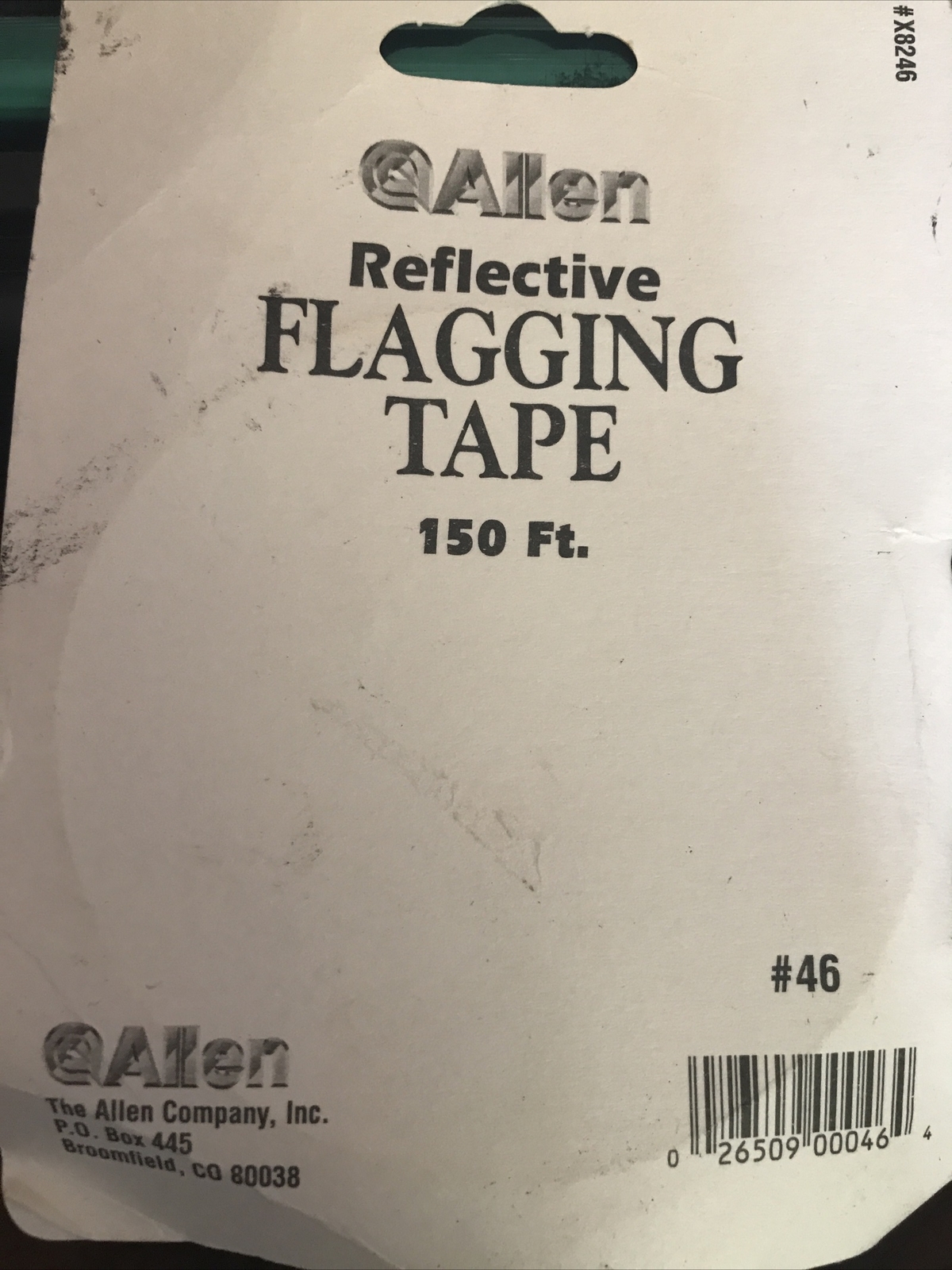 Allen Reflective Flagging Tape 150 Ft. Nightime Reflective Finish Daytime High