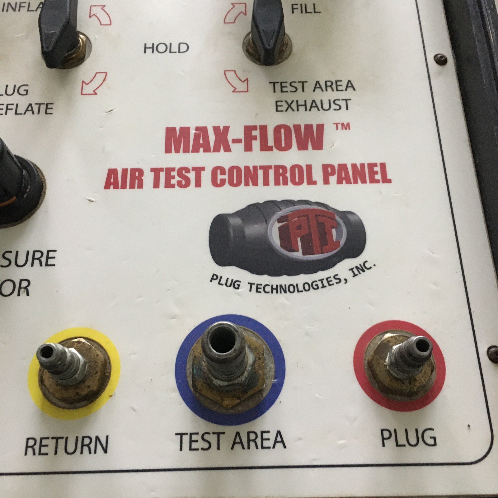 Plug Technologies Max-flow Air Test Panel - Untested - Sold as Is